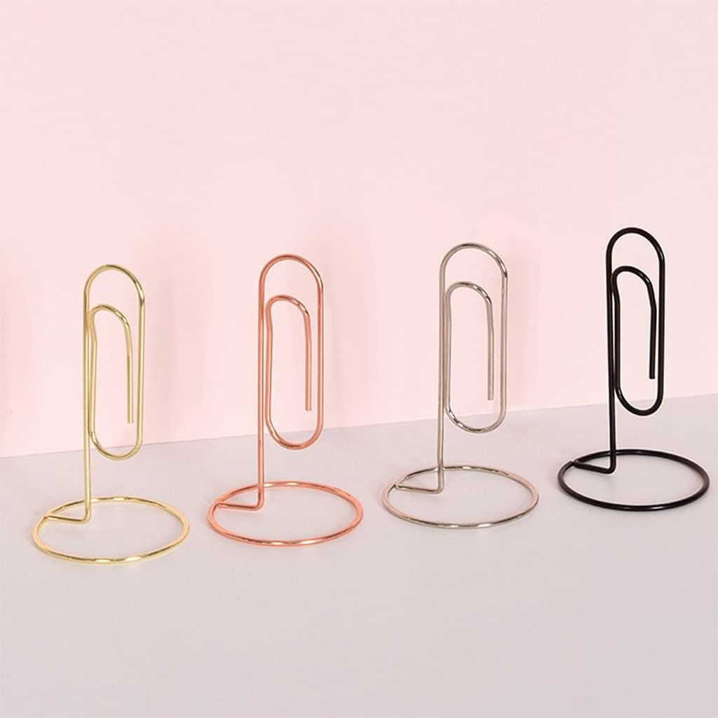 Photo Clip,Nordic Paper Clip Table Card Memo Holder Stand Photo Clips Holder Message Folder Desk Stand for Paper Note Memory Photo