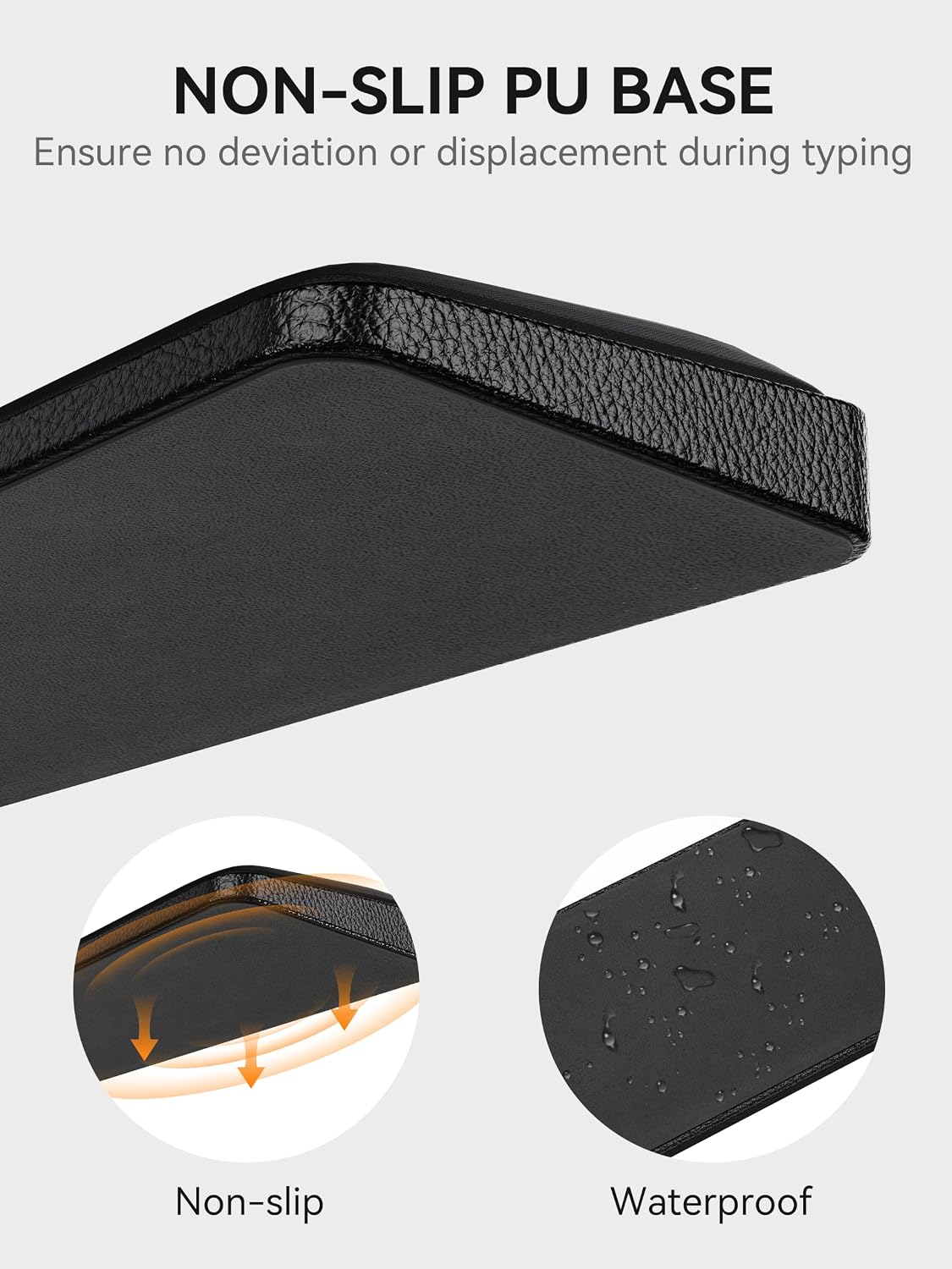 Cooling Gel Keyboard Wrist Rest, Ergonomic 17.13” Full-Size Wrist Support