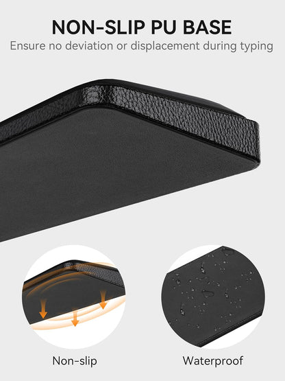 Cooling Gel Keyboard Wrist Rest, Ergonomic 17.13” Full-Size Wrist Support