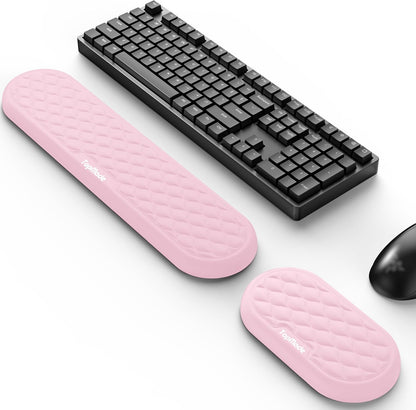 Cooling Gel Keyboard Wrist Rest, Ergonomic 17.13” Full-Size Wrist Support