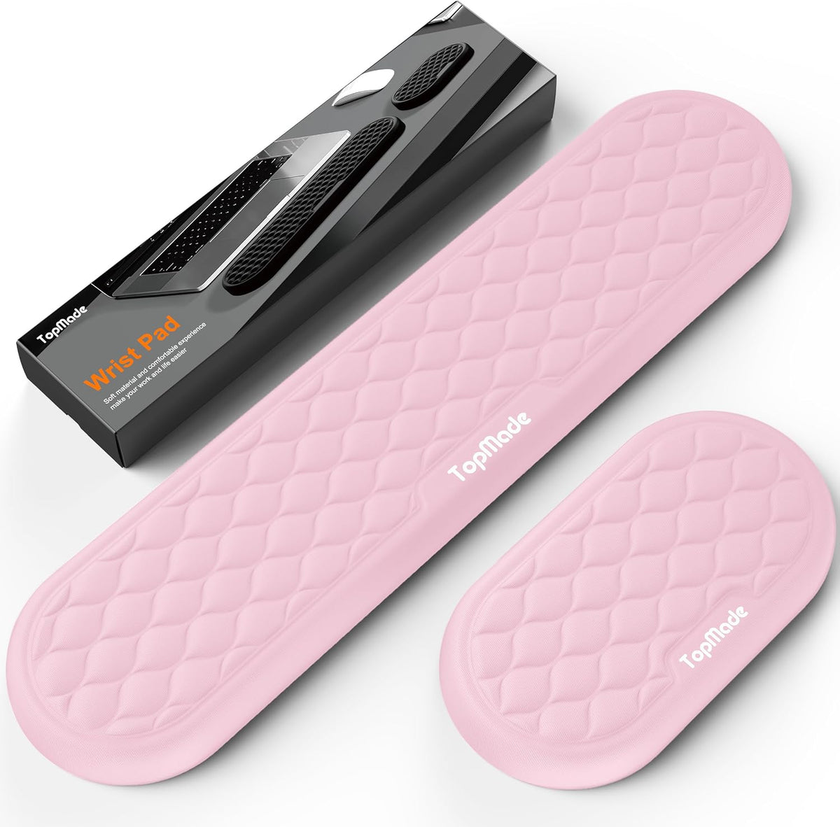 Cooling Gel Keyboard Wrist Rest, Ergonomic 17.13” Full-Size Wrist Support