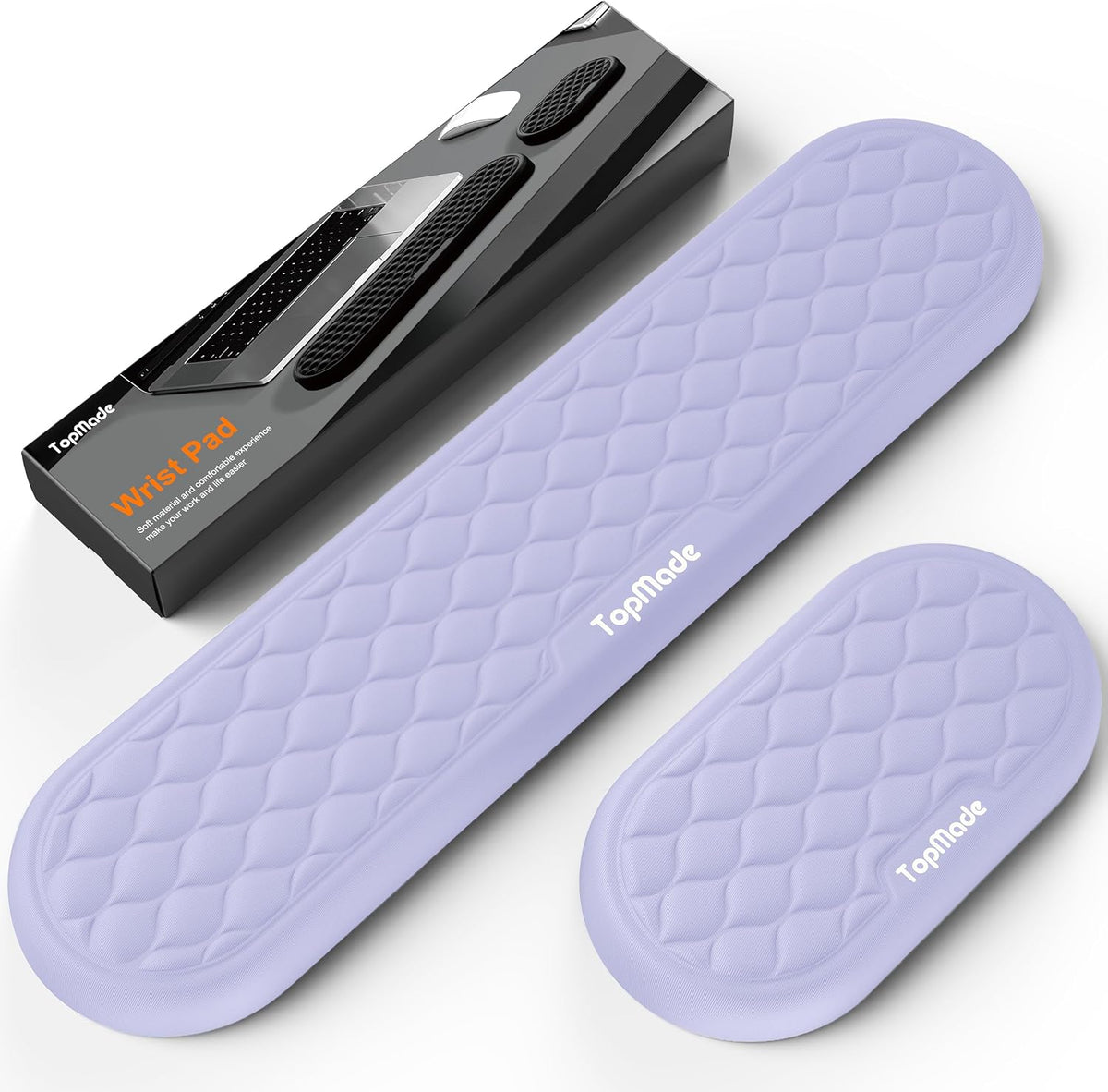Cooling Gel Keyboard Wrist Rest, Ergonomic 17.13” Full-Size Wrist Support