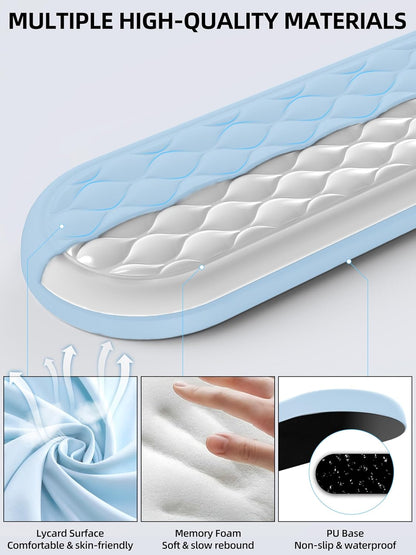 Cooling Gel Keyboard Wrist Rest, Ergonomic 17.13” Full-Size Wrist Support