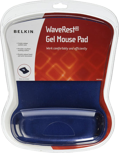 WaveRest Gel Mouse Pad, Black (F8E262-BLK), 1 Pack