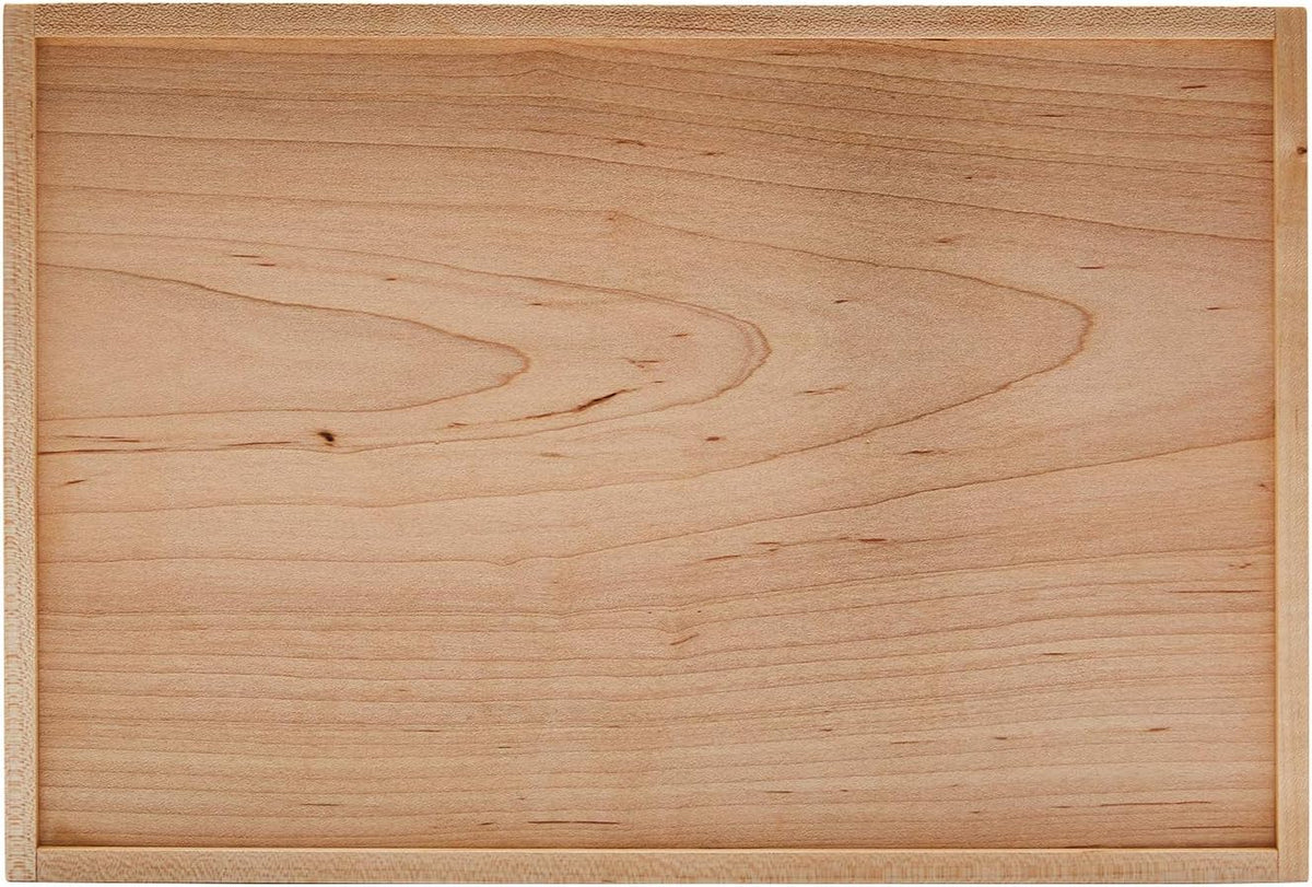 Wood Organizer Tray,Black Walnut,Desk & Drawer Storage Box (Maple Master)