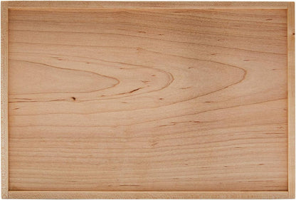 Wood Organizer Tray,Black Walnut,Desk & Drawer Storage Box (Maple Master)