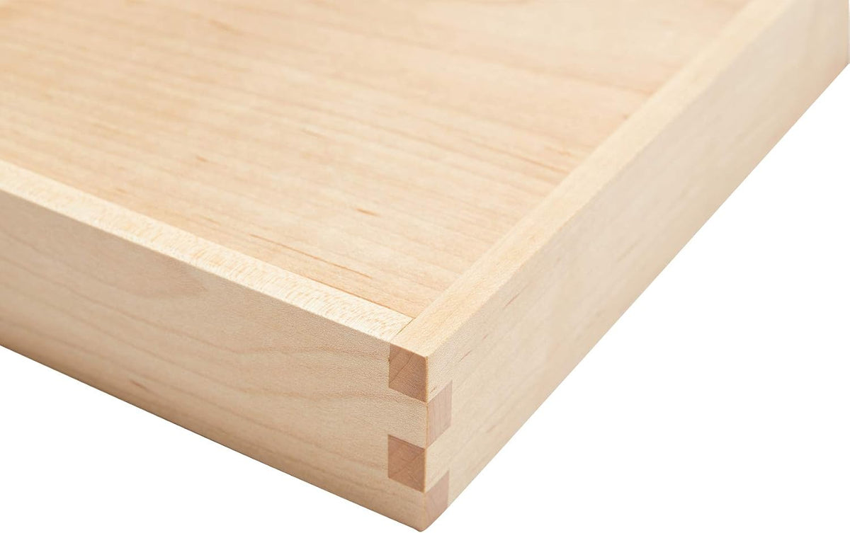 Wood Organizer Tray,Black Walnut,Desk & Drawer Storage Box (Maple Master)