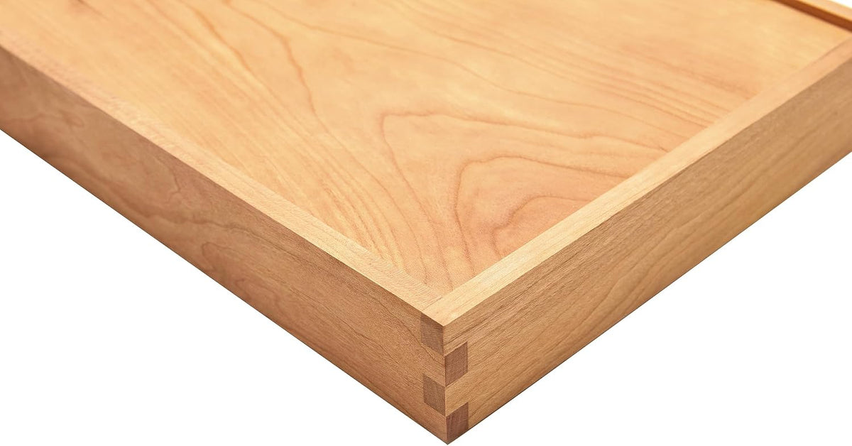 Wood Organizer Tray,Black Walnut,Desk & Drawer Storage Box (Maple Master)