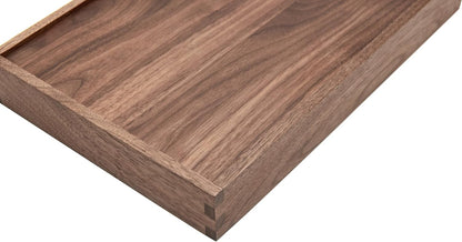 Wood Organizer Tray,Black Walnut,Desk & Drawer Storage Box (Maple Master)