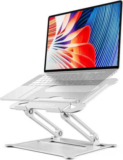 Adjustable Laptop Stand for Desk, 10-15.6“ Laptop Riser, Black