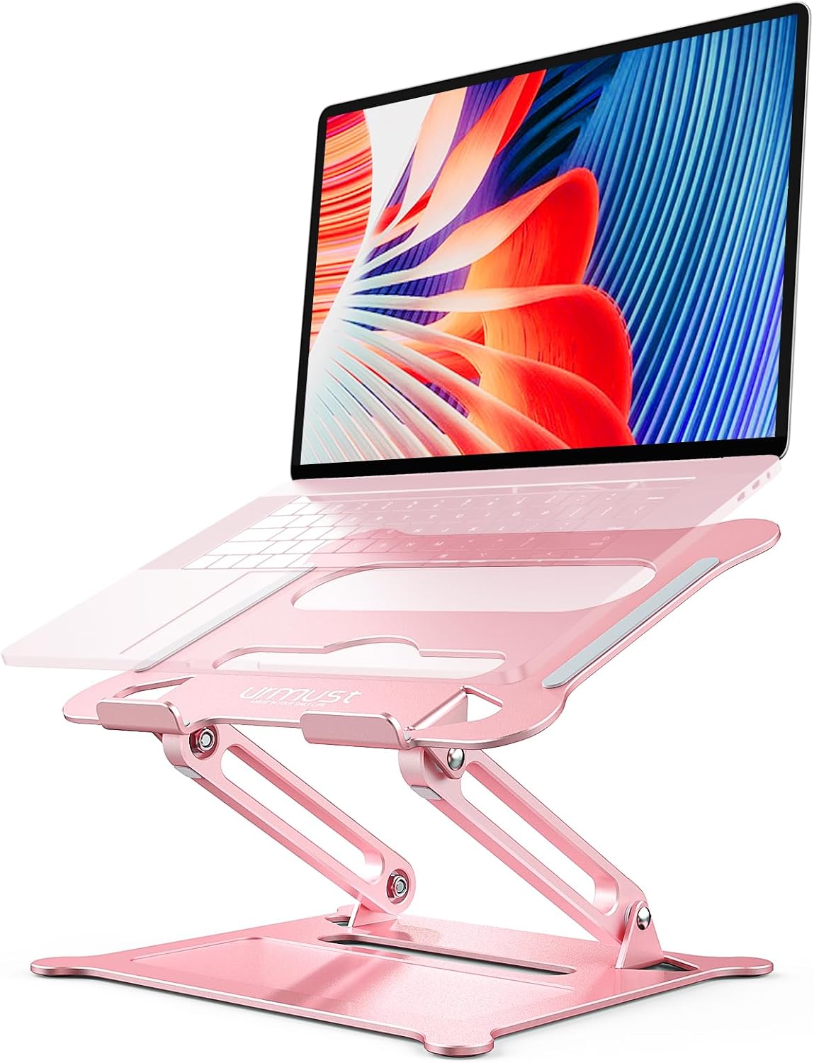 Adjustable Laptop Stand for Desk, 10-15.6“ Laptop Riser, Black