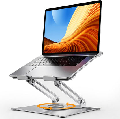 Adjustable Laptop Stand for Desk, 10-15.6“ Laptop Riser, Black