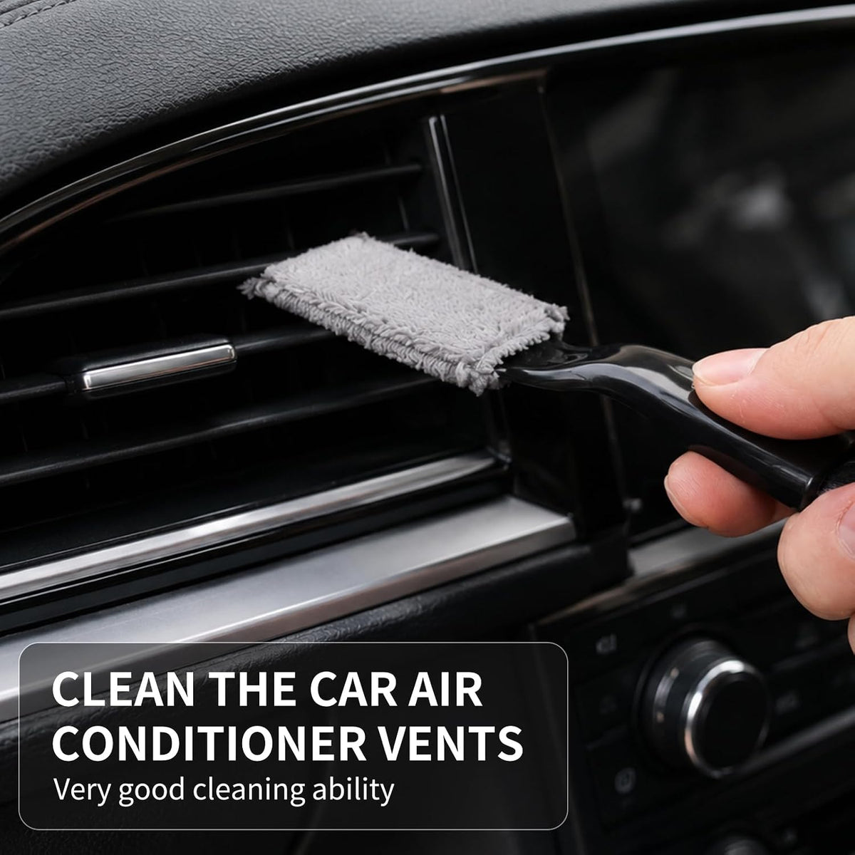 Car Interior and Exterior Soft bristles Detail dust Automotive Brush dusting Brush Dashboard Cleaning Brush Home Office Computer Keyboard dusting Tools+ Double-Sided Suede Cleaning Towel