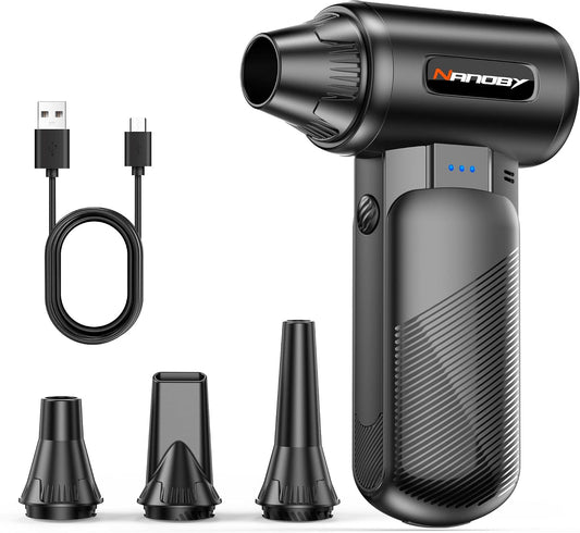 X213 Compressed Air Duster, 130000RPM, 3-Speed Adjustable, Electric