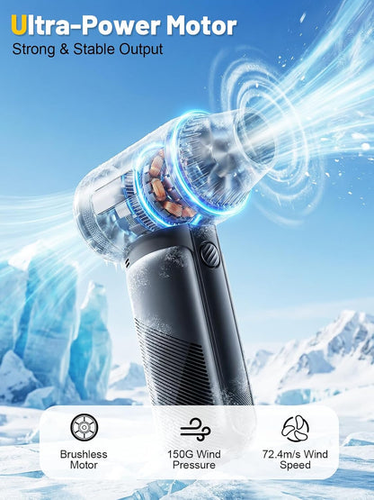 X213 Compressed Air Duster, 130000RPM, 3-Speed Adjustable, Electric