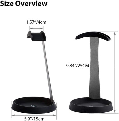 HS102 - Metal Headphone Stand with Cable Holder
