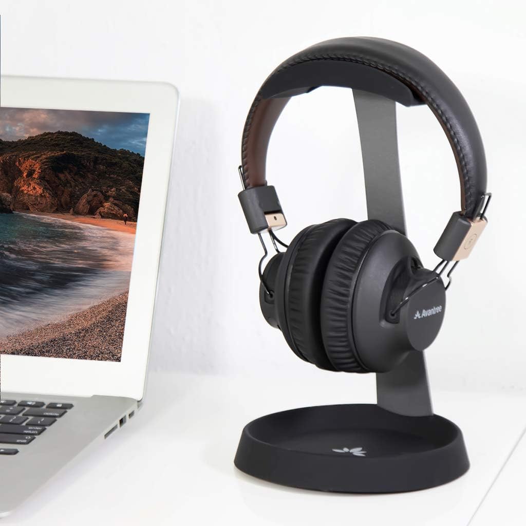 HS102 - Metal Headphone Stand with Cable Holder