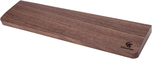 GamaKay Wooden Wrist Rest Pad, 12.8" Compact Walnut Wood Hand Wrist Rest