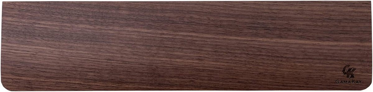 GamaKay Wooden Wrist Rest Pad, 12.8" Compact Walnut Wood Hand Wrist Rest