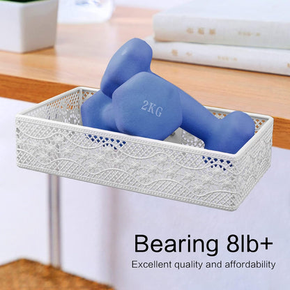 Under Desk Drawer, Clamp on Desk Organizer Under Table Hanging Desk Storage