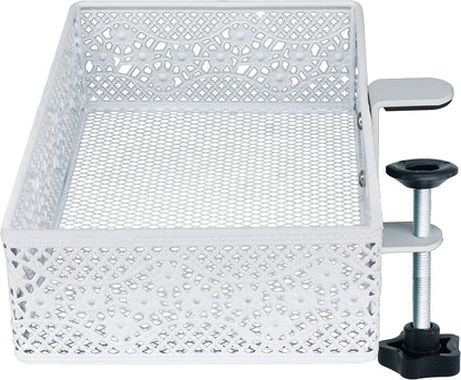 Under Desk Drawer, Clamp on Desk Organizer Under Table Hanging Desk Storage