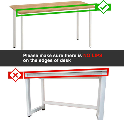 Under Desk Drawer - Super Large Under Table Hidden Drawer Desk Accessories & Workspace Organizers Desktop Storage Pencil Slide Out Organizer with Screw Adhesive Tape Shelf Tray at Office