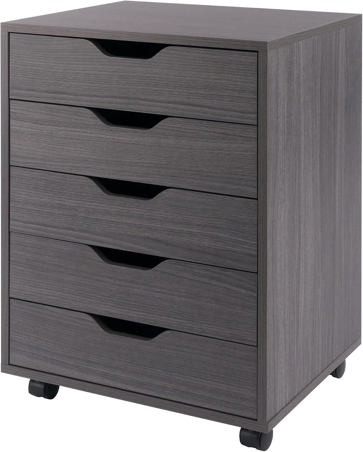 Halifax 5-Drawer Storage Cabinet, Black (20519)
