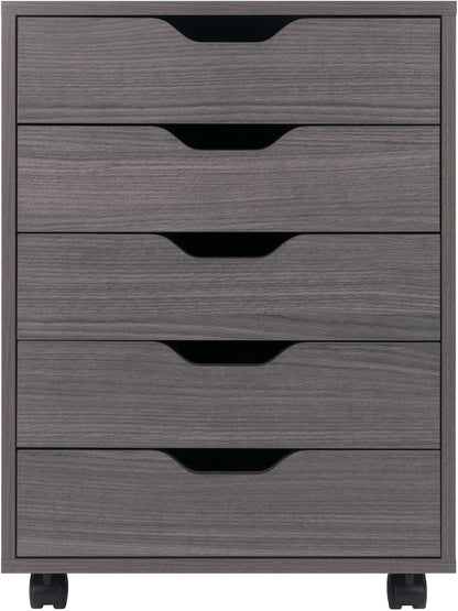 Halifax 5-Drawer Storage Cabinet, Black (20519)
