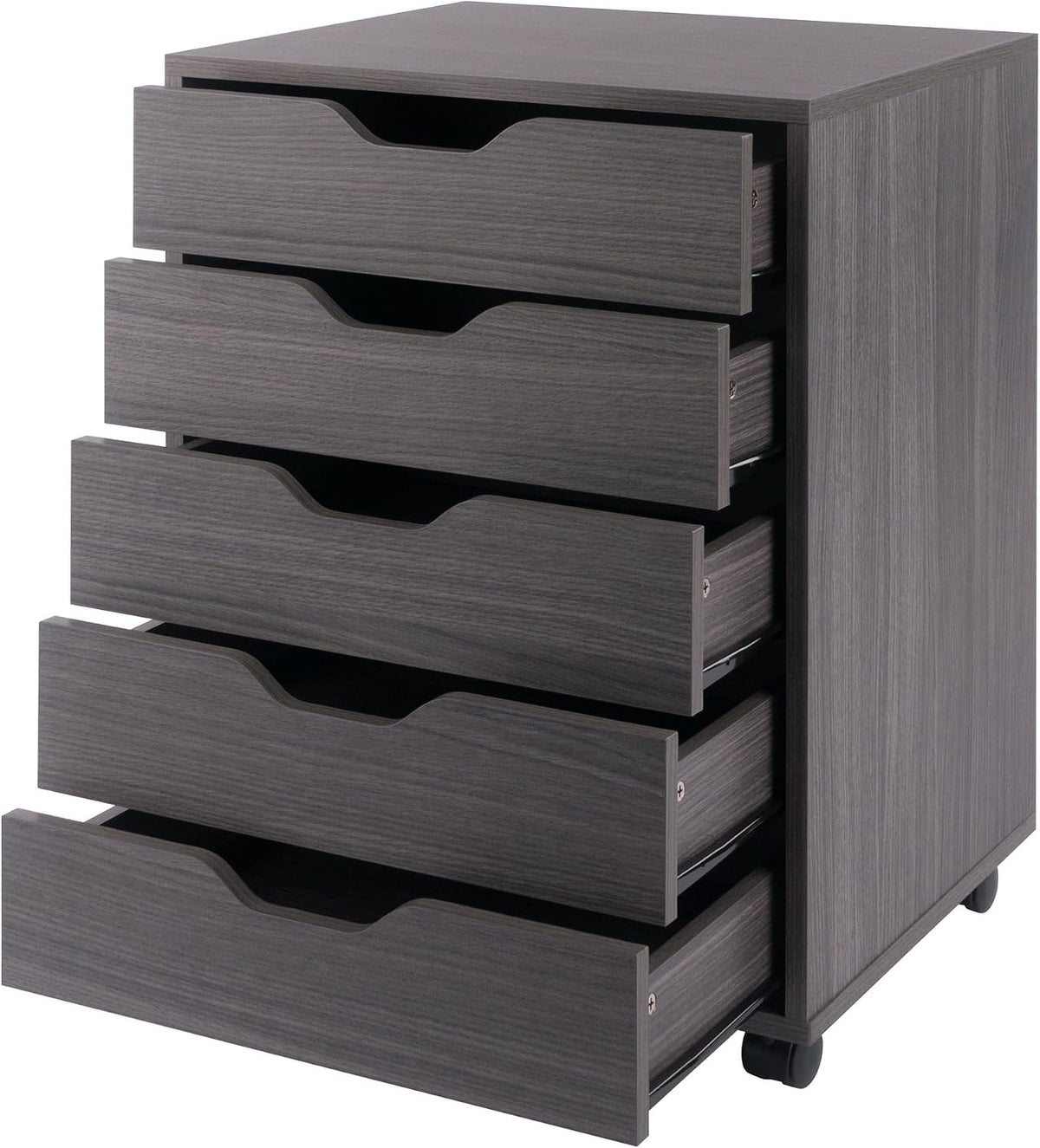 Halifax 5-Drawer Storage Cabinet, Black (20519)