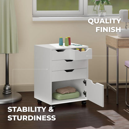 Halifax 5-Drawer Storage Cabinet, Black (20519)