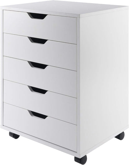 Halifax 5-Drawer Storage Cabinet, Black (20519)