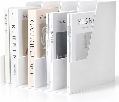 Vertical Magazine File Holder, 4 Pack, Black