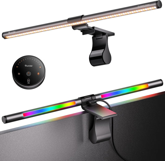 RGB Monitor Light Bar with Remote, Flat Curved & Ultrawide Fits