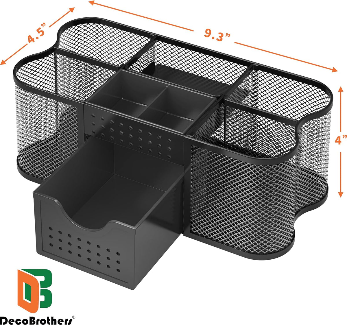 Desk Organizers Pen Holder Office Caddy Storage, Black