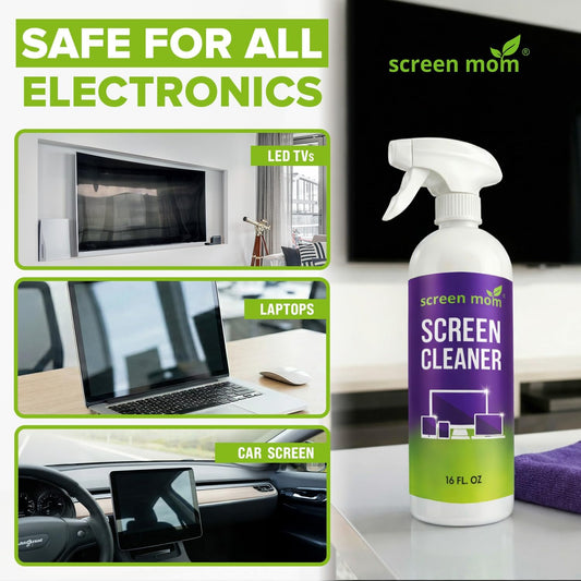 Screen Cleaner Spray 16oz Bottle for TV, Car, Laptop & Computer