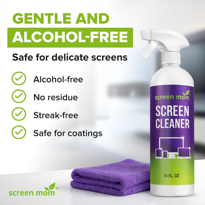 Screen Cleaner Spray 16oz Bottle for TV, Car, Laptop & Computer