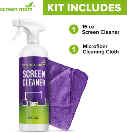 Screen Cleaner Spray 16oz Bottle for TV, Car, Laptop & Computer