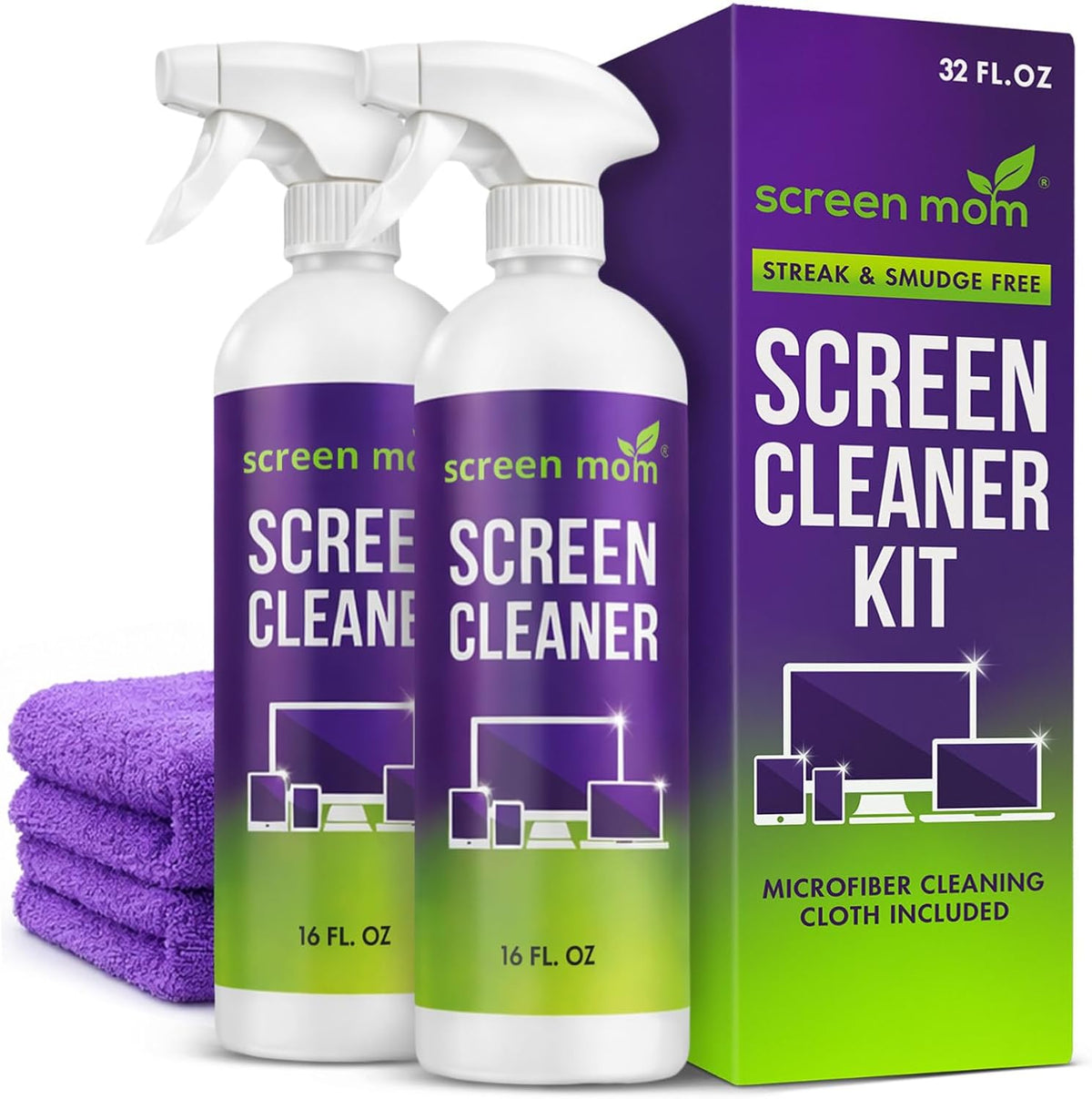 Screen Cleaner Spray 16oz Bottle for TV, Car, Laptop & Computer