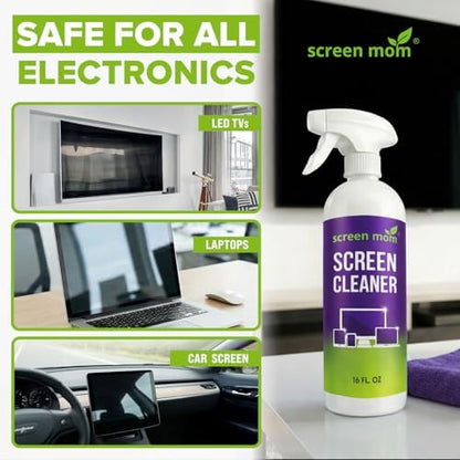 Screen Cleaner Spray 16oz Bottle for TV, Car, Laptop & Computer