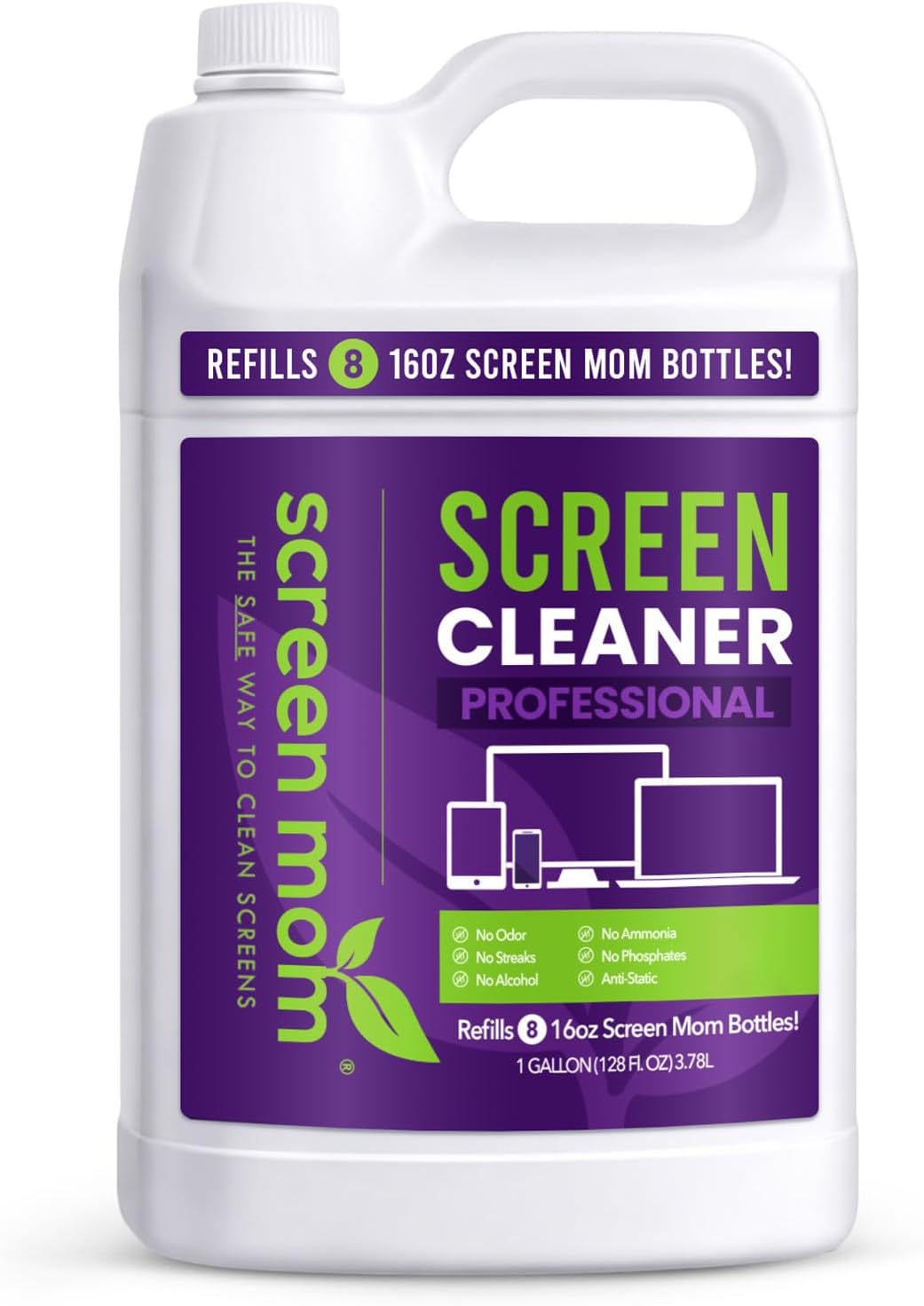 Screen Cleaner Spray 16oz Bottle for TV, Car, Laptop & Computer