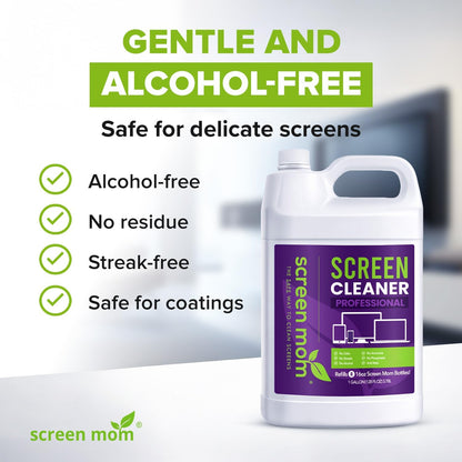Screen Cleaner Spray 16oz Bottle for TV, Car, Laptop & Computer