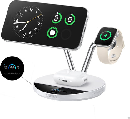 Prime 3-in-1 Qi2.2 MagSafe Compatible 25W Wireless Charging Station