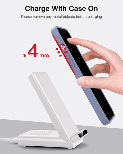 Wireless Charging Station,3 in 1 Charging Stand for Apple Multiple Devices
