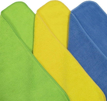 300 GSM Multipurpose Microfiber Cleaning Towel, 16x16 in, 36 Pack