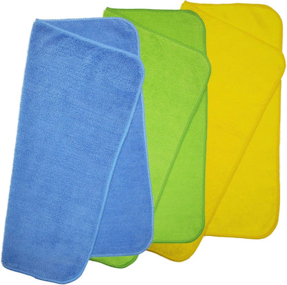300 GSM Multipurpose Microfiber Cleaning Towel, 16x16 in, 36 Pack