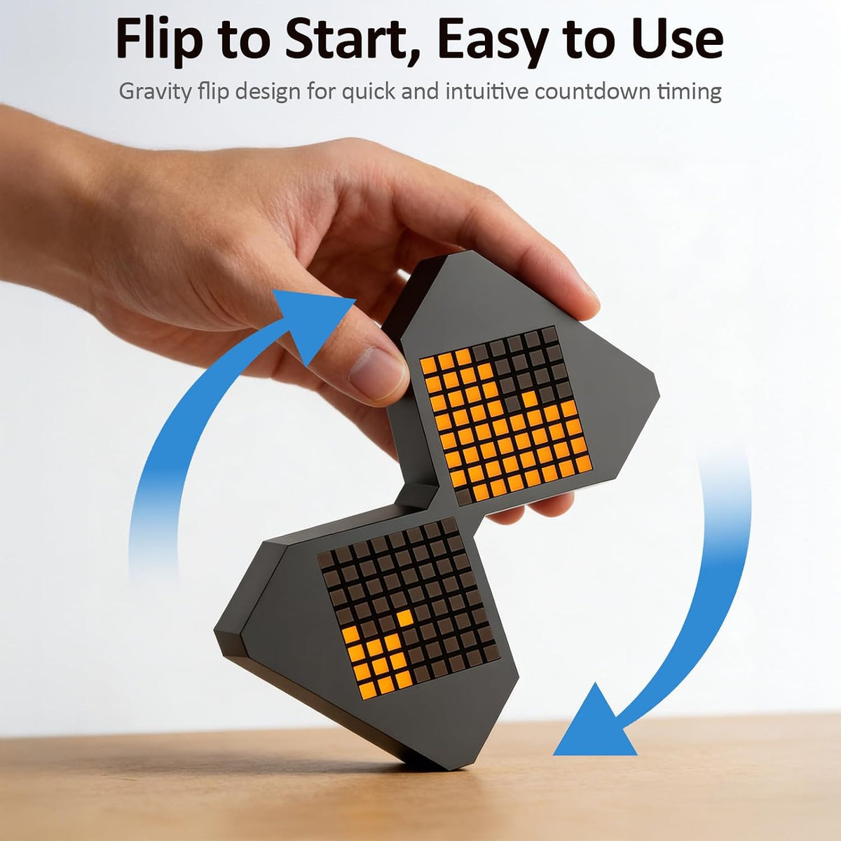 Digital Hourglass Visual Timer,LED Focus Timers