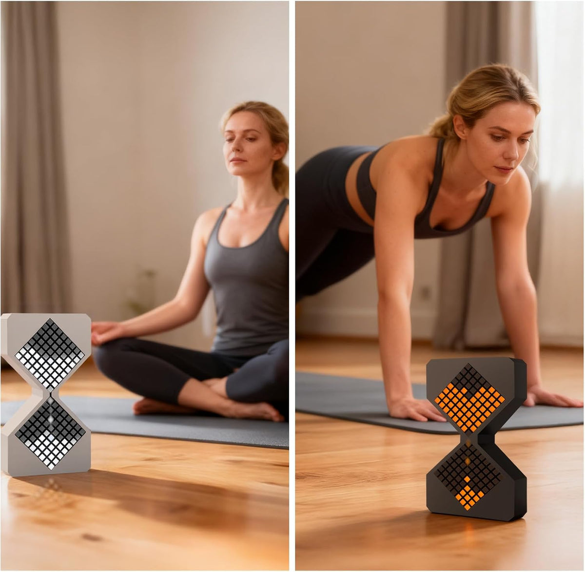 Digital Hourglass Visual Timer,LED Focus Timers