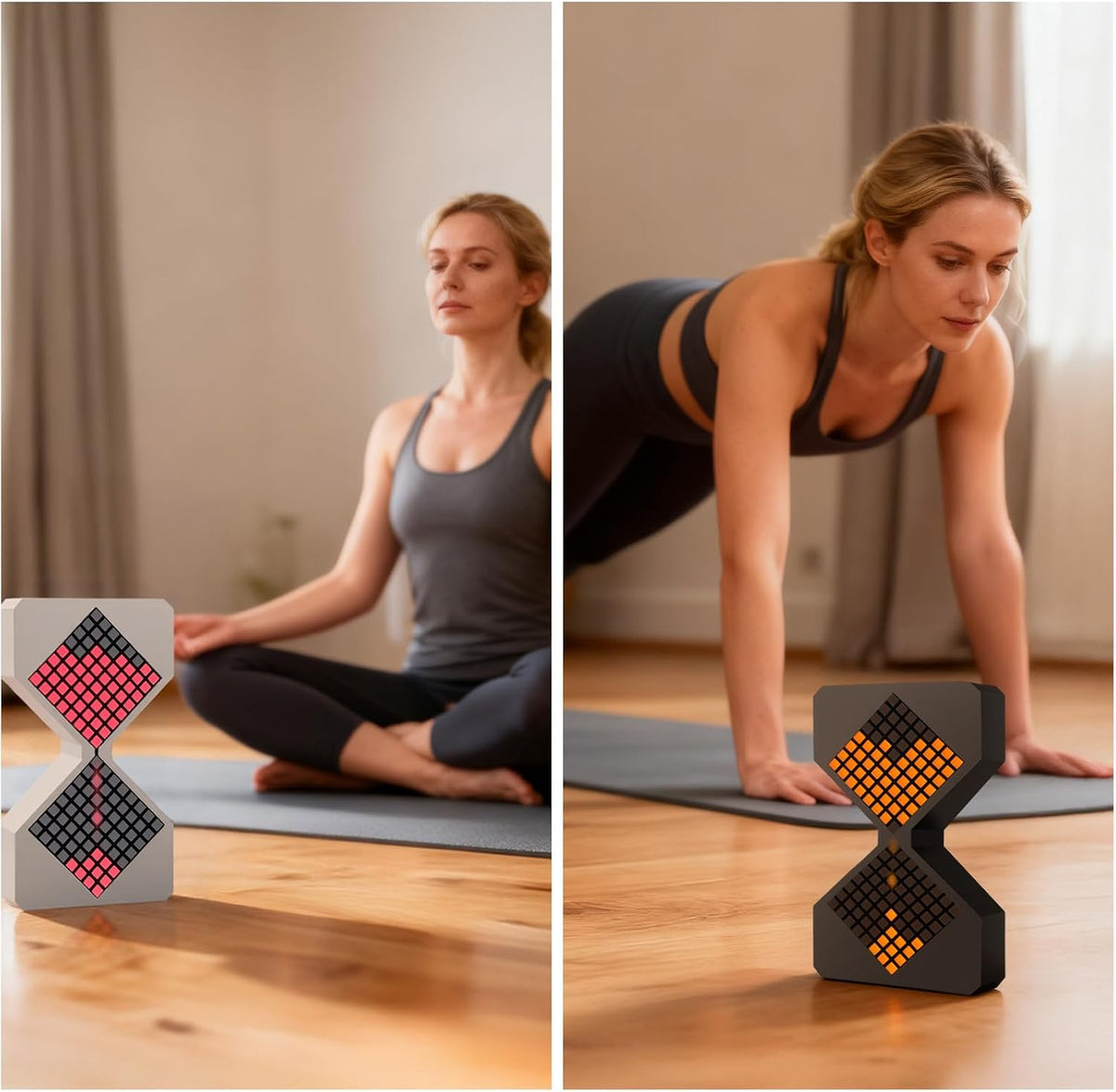 Digital Hourglass Visual Timer,LED Focus Timers