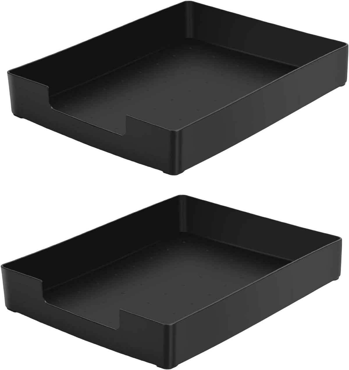 Letter-Size Tray, Desk Drawer Organizer for A4 Paper, Off-White