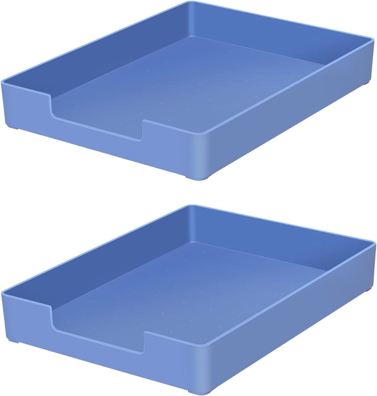 Letter-Size Tray, Desk Drawer Organizer for A4 Paper, Off-White